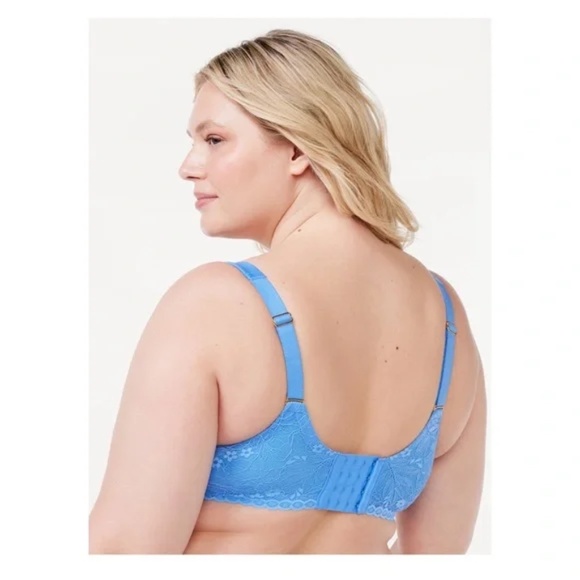 JoySpun Lace Trim Plunge Bra NWT Size 44DDD - Picture 2 of 6
